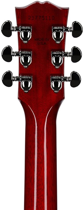 open zoom image for Gibson J-45 Standard Acoustic-Electric Guitar (with Case), Cherry, Serial Number 21775110, Headstock Straight Back
