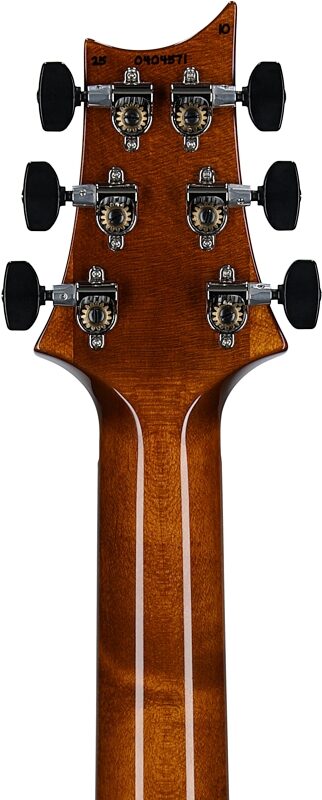 open zoom image for PRS Paul Reed Smith Custom 24 Floyd 10-Top Electric Guitar (with Case), Black Gold, Serial Number 0404571, Headstock Straight Back