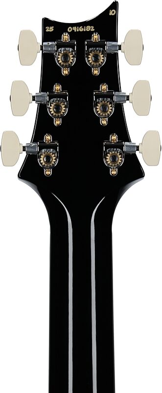 open zoom image for PRS Paul Reed Smith Custom 24-08 10-Top Pattern Thin Electric Guitar (with Case), Fire Smokeburst, Serial Number 0416182, Headstock Straight Back