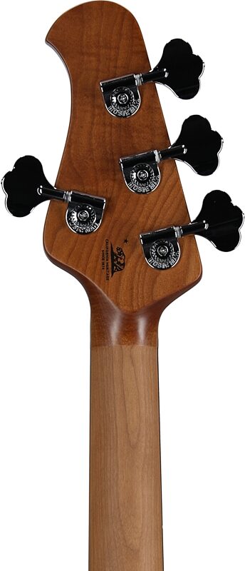 open zoom image for Ernie Ball Music Man StingRay Special HH Electric Bass (with Case), Translucent Orange, Rosewood Fretboard, Serial Number K10317, Headstock Straight Back