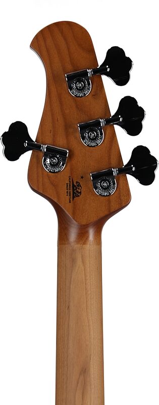 open zoom image for Ernie Ball Music Man StingRay Special HH Electric Bass (with Case), Soda Pink Sparkle, Roasted Maple Fretboard, Serial Number K10900, Headstock Straight Back