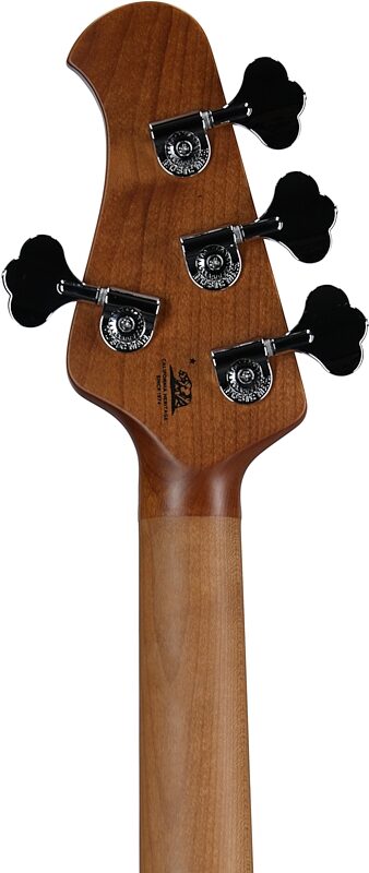 open zoom image for Ernie Ball Music Man StingRay Special HH Electric Bass (with Case), Classic Natural, Roasted Maple Fretboard, Serial Number K11372, Headstock Straight Back