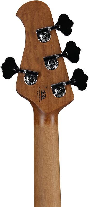 open zoom image for Ernie Ball Music Man StingRay Special Electric Bass (with Case), Soda Pink Sparkle, Roasted Maple Fretboard, Serial Number K11438, Headstock Straight Back