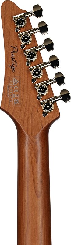 open zoom image for Ibanez AZ2204 Prestige Electric Guitar (with Case), Transparent Fade Burst, Serial Number 210001F2534273, Headstock Straight Back