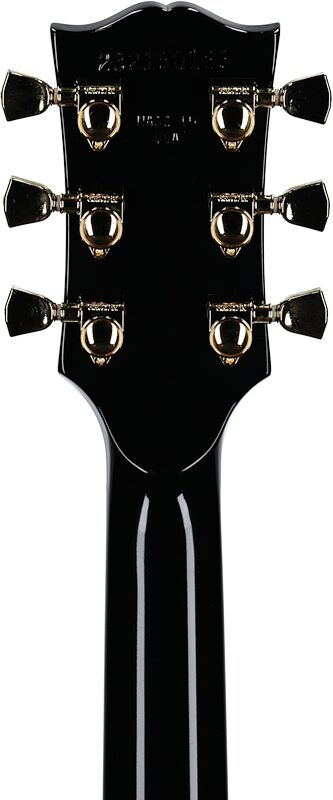 open zoom image for Gibson Les Paul Custom 70s Electric Guitar (with Case), Ebony, Serial Number 232150183, Headstock Straight Back