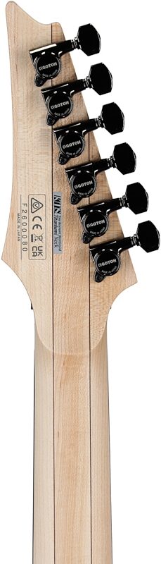open zoom image for Ibanez S6670SK Prestige Electric Guitar (with Case), Dark Ultramarine Blue, Serial Number 210001F2600080, Headstock Straight Back