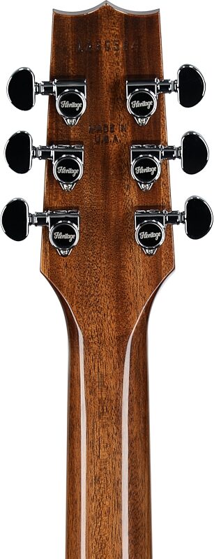 open zoom image for Heritage Standard II Collection H-150 P-90 Electric Guitar (with Case), Dirty Lemon Burst, Serial Number 1260584, Headstock Straight Back