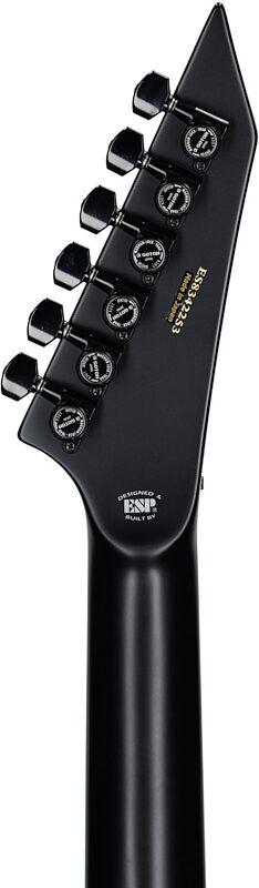 open zoom image for ESP E-II Arrow Electric Guitar (with Case), Nebula Black Burst, Serial Number ES8342253, Headstock Straight Back