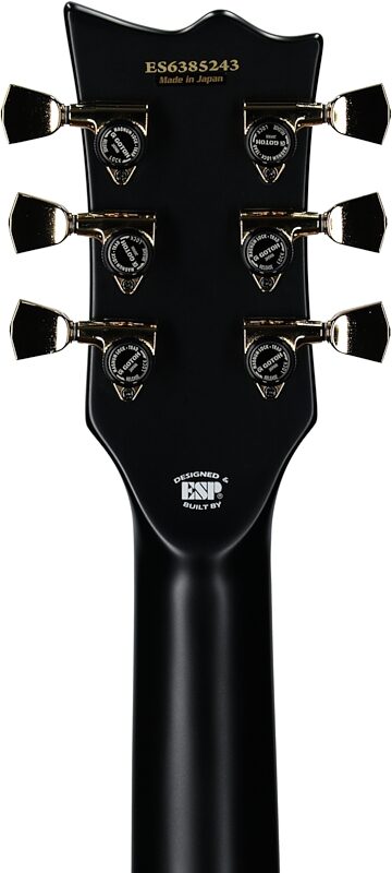 open zoom image for ESP E-II Eclipse FT Evertune Electric Guitar (with Case), Black, with Hard Case, B-Stock, Serial Number ES6385243, Headstock Straight Back