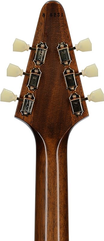 open zoom image for Gibson Custom Shop 1958 Mahogany Flying V Reissue Electric Guitar (with Case), New, Serial Number 86234, Headstock Straight Back