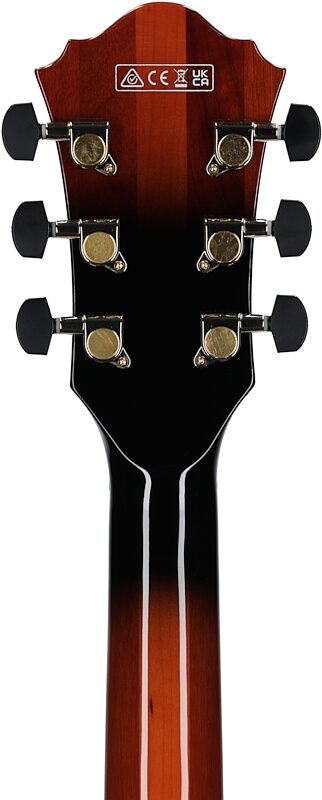open zoom image for Ibanez ASH300 Artstar Hollowbody Electric Guitar (with Case), Tobacco Brown, Serial Number 21PW25120546, Headstock Straight Back