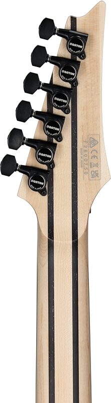 open zoom image for Ibanez RGR5130R Prestige Electric Guitar (with Case), Gray Metallic, Serial Number 210001F2600750, Headstock Straight Back