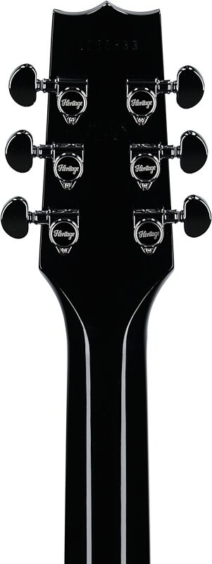 open zoom image for Heritage Standard H-535 Semi-Hollowbody Electric Guitar (with Case), Ebony, Serial Number 1260833, Headstock Straight Back