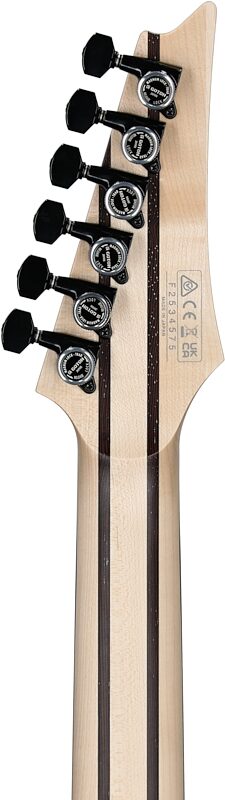 open zoom image for Ibanez RGR5111 Prestige Limited Run Electric Guitar (with Case), Weathered Black, Serial Number 210001F2534575, Headstock Straight Back