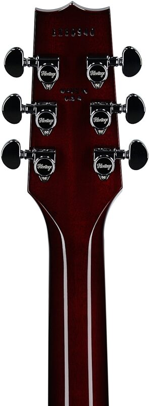 open zoom image for Heritage Standard II Collection H-535 Electric Guitar (with Case), Chestnut Burst, Serial Number 1260940, Headstock Straight Back