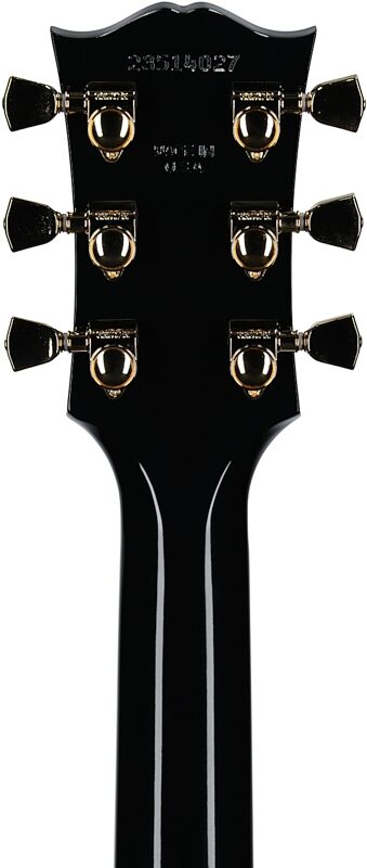 open zoom image for Gibson Elvis Presley SJ-200 Jumbo Acoustic-Electric Guitar (with Case), Ebony, Serial Number 23514027, Headstock Straight Back