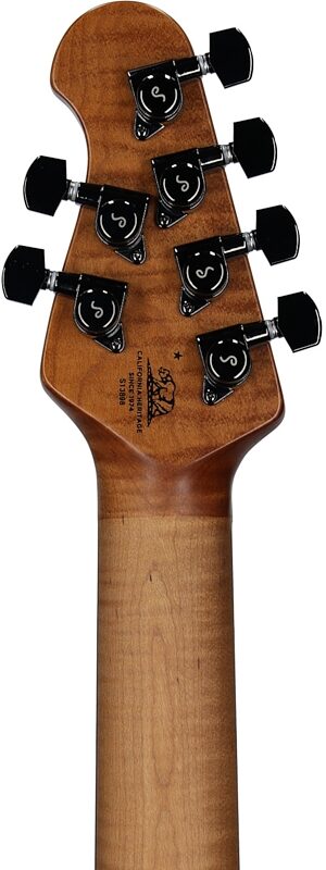 open zoom image for Ernie Ball Music Man Rabea Massaad Sabre Electric Guitar (with Case), Carian Burst, Ebony Fretboard, Serial Number S13898, Headstock Straight Back