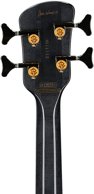 open zoom image for Spector Euro 4 Doug Wimbish Signature Model Electric Bass, Black Stain Gloss, Serial Number ]C121NB24160, Headstock Straight Back