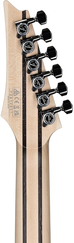open zoom image for Ibanez RG5121R Prestige Electric Guitar (with Case), Dark Tide Blue Flat, Serial Number 210001F2612551, Headstock Straight Back