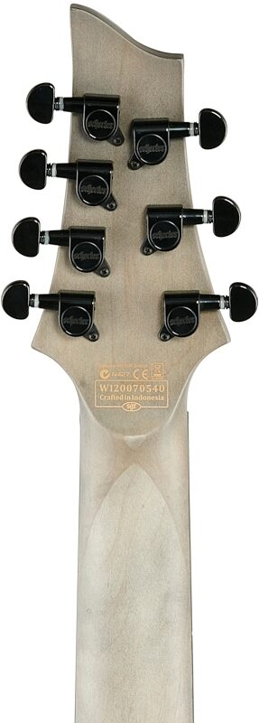 open zoom image for Schecter Omen Elite-7 Electric Guitar, 7-String, Black Cherry Burst, Headstock Straight Back