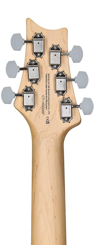 open zoom image for PRS Paul Reed Smith SE Silver Sky Electric Guitar, Rosewood Fretboard (with Gig Bag), Derby Red, Headstock Straight Back