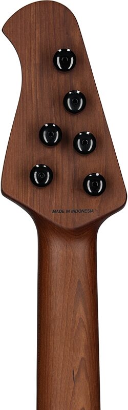 open zoom image for Sterling by Music Man Kaizen Electric Guitar, Firemist Purple Satin, Rosewood Fretboard, Headstock Straight Back