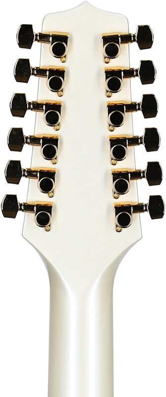 open zoom image for Takamine GD37CE-12 Acoustic-Electric Guitar, 12-String (with Gig Bag), Pearl White, Headstock Straight Back