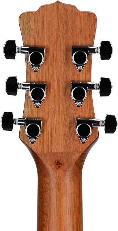 open zoom image for Luna Muse Series Safari 3/4-Size Acoustic Guitar (with Gig Bag), Mahogany Top, Headstock Straight Back