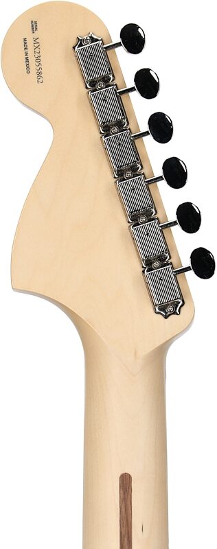 open zoom image for Fender Limited Edition Tom DeLonge Stratocaster (with Gig Bag), Black, Headstock Straight Back