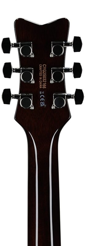 open zoom image for Gretsch Electromatic CVT Double-Cut Electric Guitar, Havana Burst, Headstock Straight Back