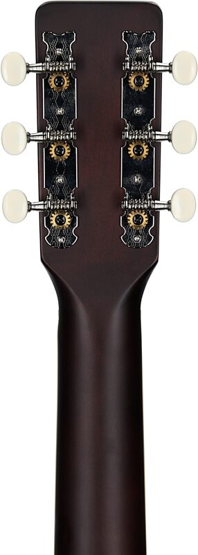 open zoom image for Gretsch G9500 Jim Dandy Parlor Flat Top Acoustic Guitar, Deep Cherry Burst, Headstock Straight Back