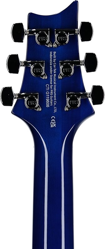 open zoom image for PRS Paul Reed Smith SE Studio Electric Guitar (with Gig Bag), Lake Blue, Open Box (Very Good), Headstock Straight Back