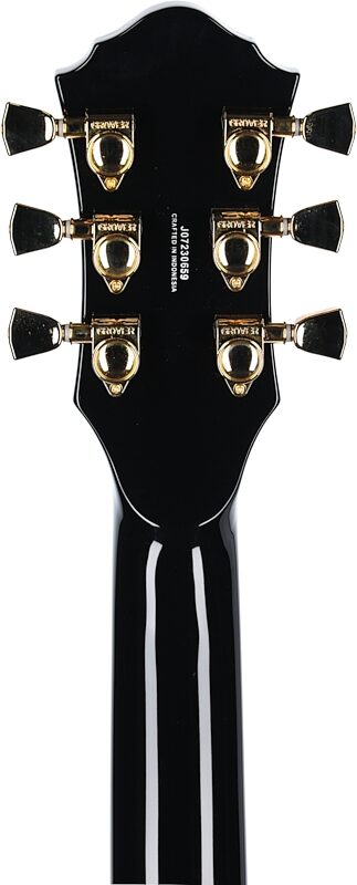 open zoom image for Michael Kelly Limited Modshop Narrow Body Design Patriot Electric Guitar, Smoke Burst, Headstock Straight Back