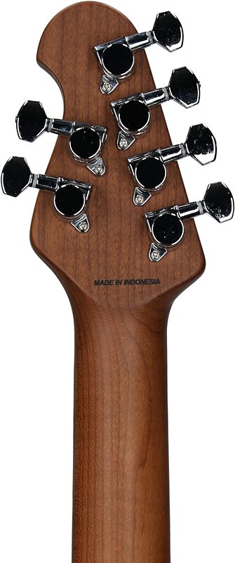 open zoom image for Sterling by Music Man LK100HSS Luke HSS Electric Guitar, Heritage Cherry Burst, Headstock Straight Back