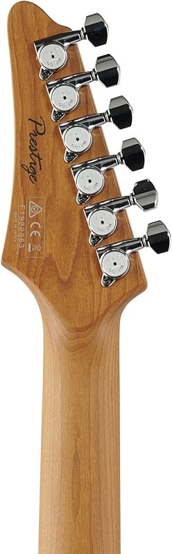 open zoom image for Ibanez AZ2402 Prestige Electric Guitar (with Case), Pearl White Flat, Headstock Straight Back