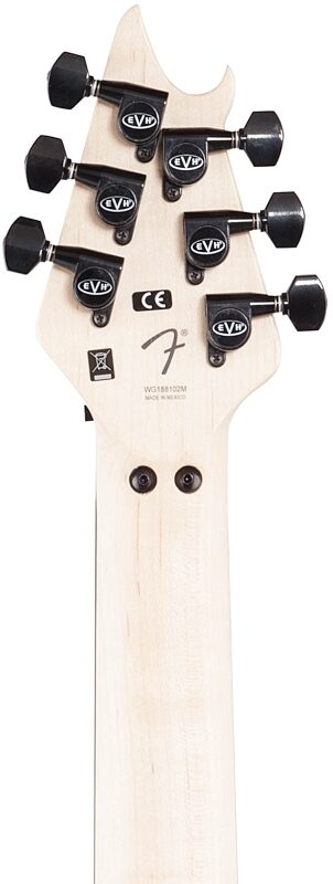 open zoom image for EVH Eddie Van Halen Wolfgang Special Electric Guitar, Left-Handed, Stealth Black, Headstock Straight Back