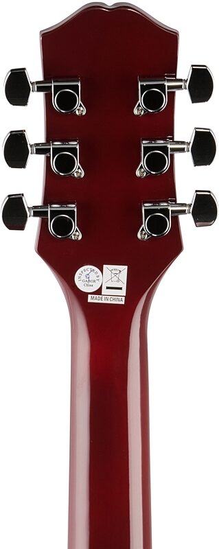 open zoom image for Epiphone Starling Acoustic Player Pack (with Gig Bag), Wine Red, Headstock Straight Back