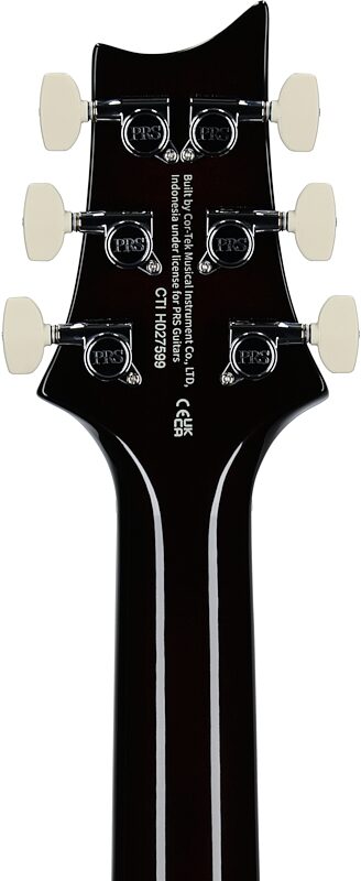 open zoom image for PRS Paul Reed Smith SE Studio V2 Electric Guitar (with Gig Bag), Orange Tiger Smokeburst, Headstock Straight Back
