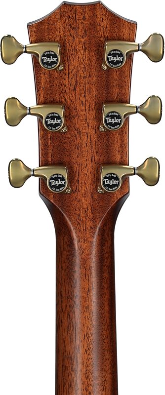 open zoom image for Taylor Builders Edition 814ce Guitar Honduran Rosewood Redwood Acoustic-Electric Guitar, Shaded Edgeburst, Headstock Straight Back