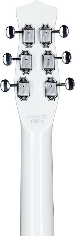 open zoom image for Danelectro '59 MOD NOS Electric Guitar, White, Headstock Straight Back
