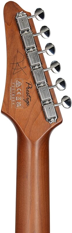 open zoom image for Ibanez FLATV2 Josh Smith Signature Electric Guitar (with Case), Mint Sand, Headstock Straight Back