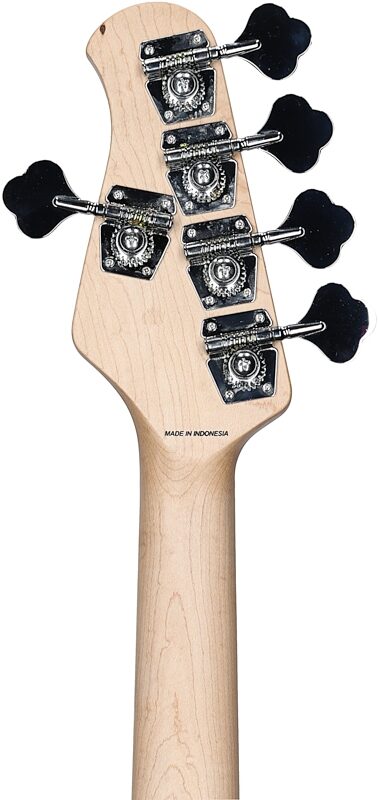 open zoom image for Sterling by Music Man StingRay 5 Electric Bass, 5-String, Black, Hard Maple Fretboard, Headstock Straight Back