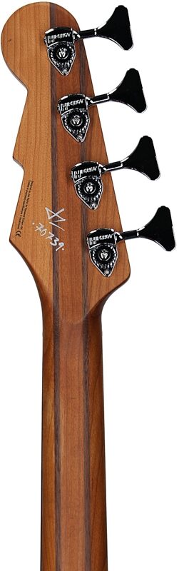 open zoom image for Reverend Mercalli 4 Electric Bass, Powder Yellow, Rosewood Fretboard, Headstock Straight Back