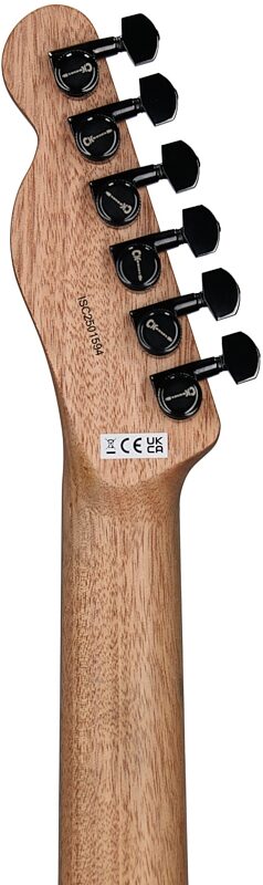 open zoom image for Charvel Standard Series SD2 HH HT Electric Guitar, Gloss Black, Open Box (Good), Headstock Straight Back