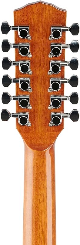 open zoom image for Fender CD-140SCE 12-String Acoustic-Electric Guitar (with Case), Natural, Headstock Straight Back
