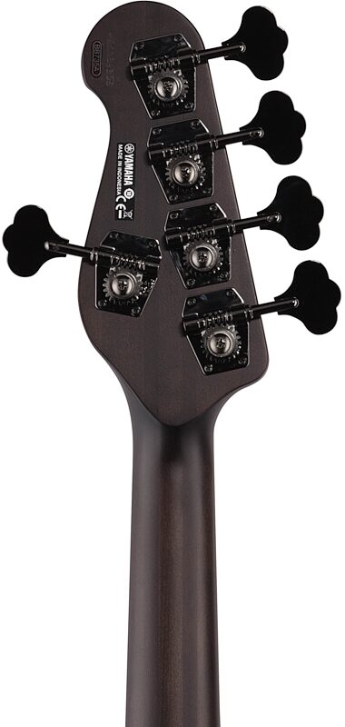 open zoom image for Yamaha BB735A Electric Bass Guitar, 5-String (with Gig Bag), Black, Headstock Straight Back