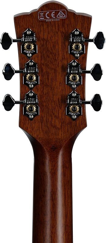 open zoom image for Guild OM-250E Limited Archback Acoustic-Electric Guitar, Open Box (Very Good), Headstock Straight Back