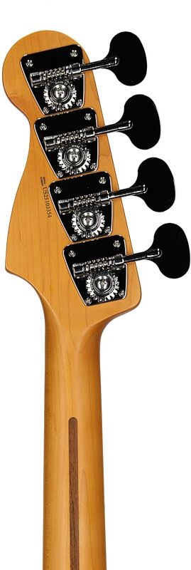 open zoom image for Fender American Professional Classic Precision Electric Bass, Maple Fingerboard (with Gig Bag), Lake Placid Blue, Headstock Straight Back