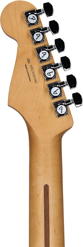open zoom image for Fender Player II Modified Stratocaster Electric Guitar, Rosewood Fingerboard (with Gig Bag), Electric Blue, Headstock Straight Back
