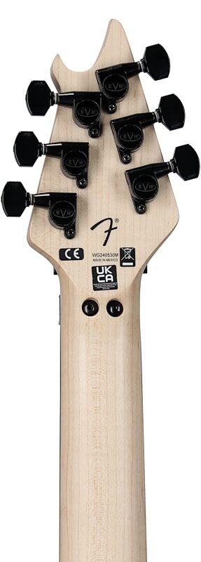 open zoom image for EVH Eddie Van Halen Wolfgang Special Ebony Fingerboard Electric Guitar, Silver Burst, Headstock Straight Back